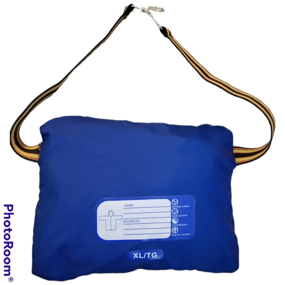 Rare Vintage K-WAY Union Jack  Lightweight Packable Windbreaker Jacket - Picture 4 of 6